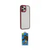 ieg™ iPhone 14 Pro Kılıf Eksen Doku Prime - Siyah 18D Cam Ekran Koruyucu