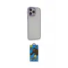 ieg™ iPhone 14 Pro Kılıf Eksen Doku Prime - Siyah 18D Cam Ekran Koruyucu