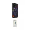 ieg™ iPhone 14 Pro Kılıf Kozmos Doku - Şeffaf Pasifik Cam Ekran Koruyucu