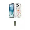 ieg™ iPhone 14 Pro Kılıf Kozmos Doku - Siyah Joko Magic 5D Hayalet Cam