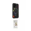 ieg™ iPhone 14 Pro Kılıf Kozmos Doku - Siyah Mat Seramik Nano Ekran Koruyucu