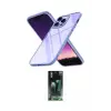 ieg™ iPhone 14 Pro Kılıf Nova Işık Serisi - Siyah 360 Mat Full Body Arka Koruyucu