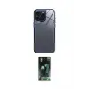 ieg™ iPhone 14 Pro Kılıf Odak Doku - Siyah 360 Mat Full Body Arka Koruyucu