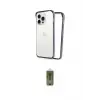 ieg™ iPhone 14 Pro Kılıf Pusula Asil Koleksiyonu - Siyah Joko Magic 5D Hayalet Cam