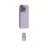 ieg™ iPhone 14 Pro Kılıf Siluet Minimal Özel Seri - Siyah Joko Magic 5D Cam