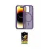 ieg™ iPhone 14 Pro Kılıf Siluet Minimal Prime - Siyah Buffer Cam Ekran Koruyucu