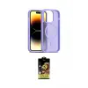 ieg™ iPhone 14 Pro Kılıf Siluet Minimal Prime - Siyah Buffer Cam Ekran Koruyucu