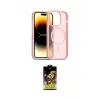ieg™ iPhone 14 Pro Kılıf Siluet Minimal Prime - Siyah Buffer Cam Ekran Koruyucu