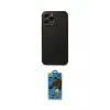 ieg™ iPhone 14 Pro Kılıf Yadigar Klasik - Siyah 18D Cam Ekran Koruyucu