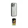 ieg™ iPhone 14 Pro Kılıf Yankı Işık Özel Seri - Siyah Buffer Cam Ekran Koruyucu