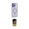 ieg™ iPhone 14 Pro Kılıf Yankı Işık Özel Seri - Siyah Buffer Cam Ekran Koruyucu