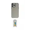 ieg™ iPhone 14 Pro Max Kılıf Ahenk Çizgi Prime - Siyah Polymer Nano Ekran Koruyucu
