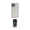 ieg™ iPhone 14 Pro Max Kılıf Ahenk Çizgi Serisi - Şeffaf 360 Full Body Arka Koruyucu