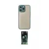 ieg™ iPhone 14 Pro Max Kılıf Ahenk Çizgi Serisi - Şeffaf 360 Full Body Arka Koruyucu