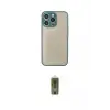 ieg™ iPhone 14 Pro Max Kılıf Ahenk Çizgi Serisi - Siyah Joko Magic 5D Hayalet Cam