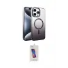 ieg™ iPhone 14 Pro Max Kılıf Ahenk Doku Özel Seri - Siyah Joko 5D Cam