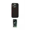 ieg™ iPhone 14 Pro Max Kılıf Ahenk Form Serisi - Siyah 360 Mat Full Body Arka Koruyucu