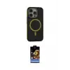 ieg™ iPhone 14 Pro Max Kılıf Ahenk Form Serisi - Siyah Buffer Hayalet Cam Ekran Koruyucu