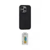 ieg™ iPhone 14 Pro Max Kılıf Ahenk Form Serisi - Siyah Polymer Nano Ekran Koruyucu