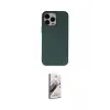 ieg™ iPhone 14 Pro Max Kılıf Ahenk Serisi - Siyah Bilvis 3D Mat Cam Ekran Koruyucu