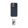 ieg™ iPhone 14 Pro Max Kılıf Ahenk Serisi - Siyah Bilvis 3D Mat Cam Ekran Koruyucu