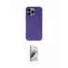 ieg™ iPhone 14 Pro Max Kılıf Ahenk Serisi - Siyah Bilvis 3D Mat Cam Ekran Koruyucu