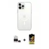 ieg™ iPhone 14 Pro Max Kılıf Ahenk Yansıma Prime - Siyah Buffer Cam Ekran Koruyucu + Bilvis Titan Kamera Lens - SH
