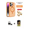 ieg™ iPhone 14 Pro Max Kılıf Akış Form - Siyah Buffer Cam Ekran Koruyucu + Bilvis Titan Kamera Lens - SH
