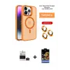 ieg™ iPhone 14 Pro Max Kılıf Akış Form - Siyah Buffer Hayalet Cam Ekran Koruyucu + Bilvis Titan Kamera Lens - DNMR