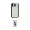 ieg™ iPhone 14 Pro Max Kılıf Doruk Doku Prime - Siyah Joko 5D Cam