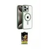 ieg™ iPhone 14 Pro Max Kılıf Eksen Form Koleksiyonu - Siyah Buffer Cam Ekran Koruyucu