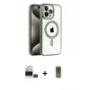 ieg™ iPhone 14 Pro Max Kılıf Eksen Form Koleksiyonu - Siyah Joko Magic 5D Hayalet Cam + Bilvis Titan Kamera Lens - DNMR