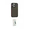 ieg™ iPhone 14 Pro Max Kılıf Eksen Işık - Şeffaf Pasifik Cam Ekran Koruyucu
