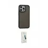 ieg™ iPhone 14 Pro Max Kılıf Eksen Işık - Şeffaf Pasifik Cam Ekran Koruyucu