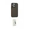 ieg™ iPhone 14 Pro Max Kılıf Eksen Işık - Şeffaf Pasifik Cam Ekran Koruyucu