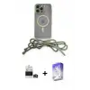 ieg™ iPhone 14 Pro Max Kılıf Eksen Özel Seri - Siyah Bilvis 5in1 3D Magic Cam Ekran Koruyucu + Bilvis Titan Kamera Lens - GD