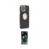ieg™ iPhone 14 Pro Max Kılıf İz Form Serisi - Şeffaf 360 Full Body Arka Koruyucu