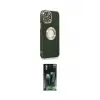 ieg™ iPhone 14 Pro Max Kılıf İz Form Serisi - Şeffaf 360 Full Body Arka Koruyucu