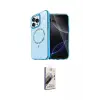ieg™ iPhone 14 Pro Max Kılıf Kıvılcım Form Prime - Siyah Bilvis 3D Mat Cam Ekran Koruyucu
