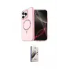 ieg™ iPhone 14 Pro Max Kılıf Kıvılcım Form Prime - Siyah Bilvis 3D Mat Cam Ekran Koruyucu