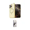 ieg™ iPhone 14 Pro Max Kılıf Kıvılcım Form Prime - Siyah Bilvis 3D Mat Cam Ekran Koruyucu