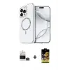 ieg™ iPhone 14 Pro Max Kılıf Kıvılcım Form Prime - Siyah Buffer Cam Ekran Koruyucu + Bilvis Titan Kamera Lens - GD