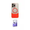 ieg™ iPhone 14 Pro Max Kılıf Kozmos Form Özel Seri - Siyah Bilvis 5in1 5D Magic Hayalet Cam Ekran Koruyucu