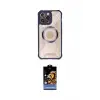 ieg™ iPhone 14 Pro Max Kılıf Kutup Modern - Siyah Buffer Hayalet Cam Ekran Koruyucu