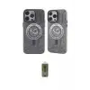 ieg™ iPhone 14 Pro Max Kılıf Nova Doku Koleksiyonu - Siyah Joko Magic 5D Hayalet Cam