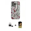 ieg™ iPhone 14 Pro Max Kılıf Nova Doku Prime - Siyah Buffer Cam Ekran Koruyucu + Bilvis Titan Kamera Lens - GD