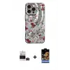 ieg™ iPhone 14 Pro Max Kılıf Nova Doku Prime - Siyah Buffer Hayalet Cam Ekran Koruyucu + Bilvis Titan Kamera Lens - DNMR
