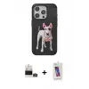 ieg™ iPhone 14 Pro Max Kılıf Nova Form Koleksiyonu - Siyah Joko 5D Cam + Bilvis Titan Kamera Lens - GD