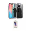 ieg™ iPhone 14 Pro Max Kılıf Nova Işık Koleksiyonu - Siyah Joko 5D Cam