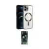ieg™ iPhone 14 Pro Max Kılıf Nova Işık Özel Seri - Siyah 360 Mat Full Body Arka Koruyucu